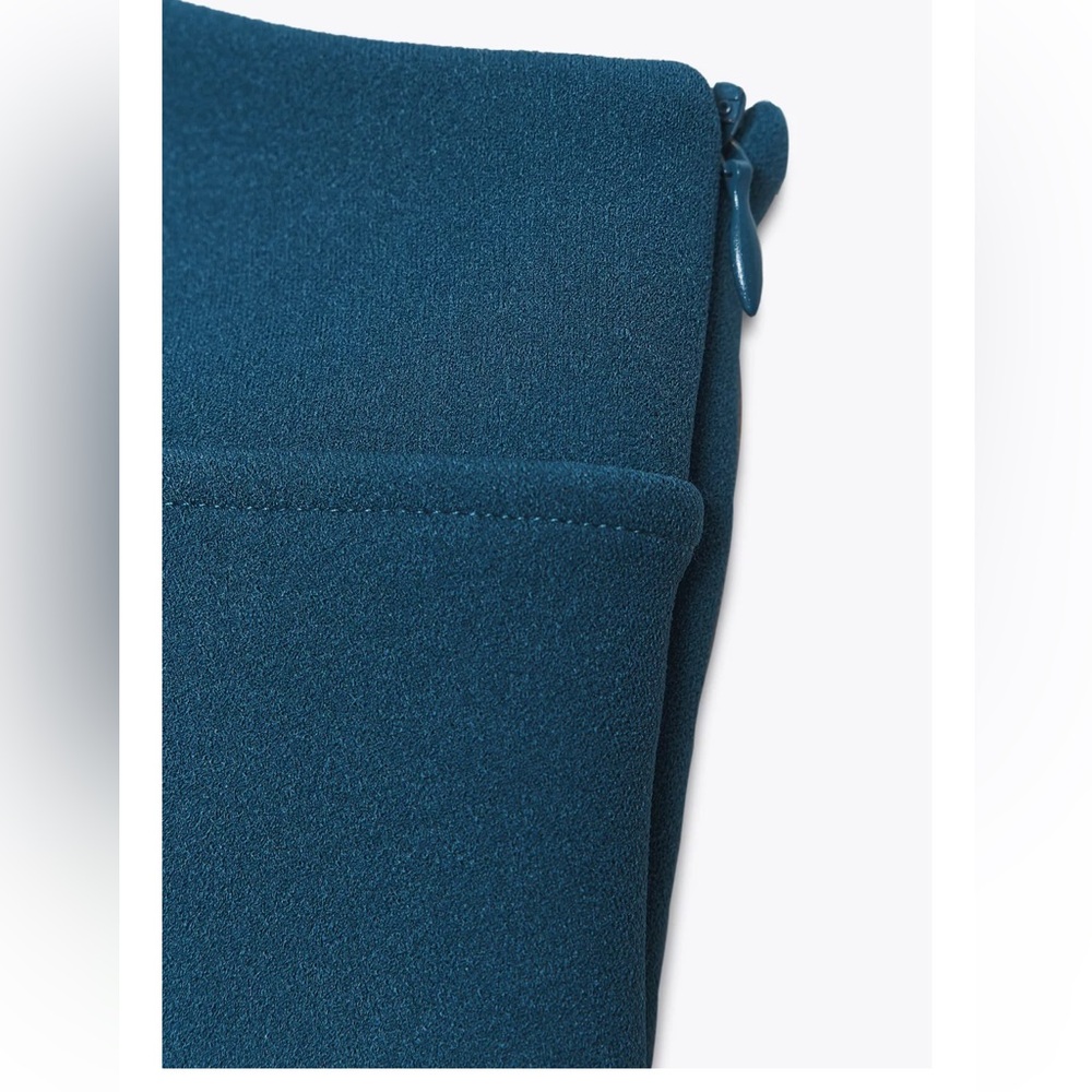 Zara NWT teal blue arched strapless tube top - Picture 8 of 10